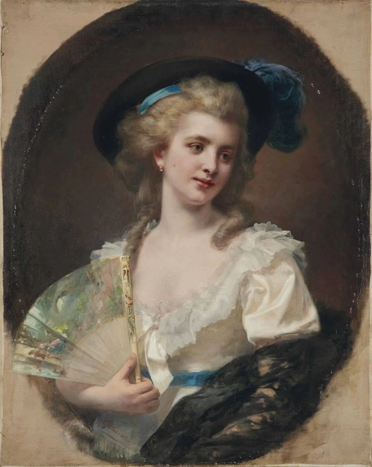 Ritratto di donna con ventaglio